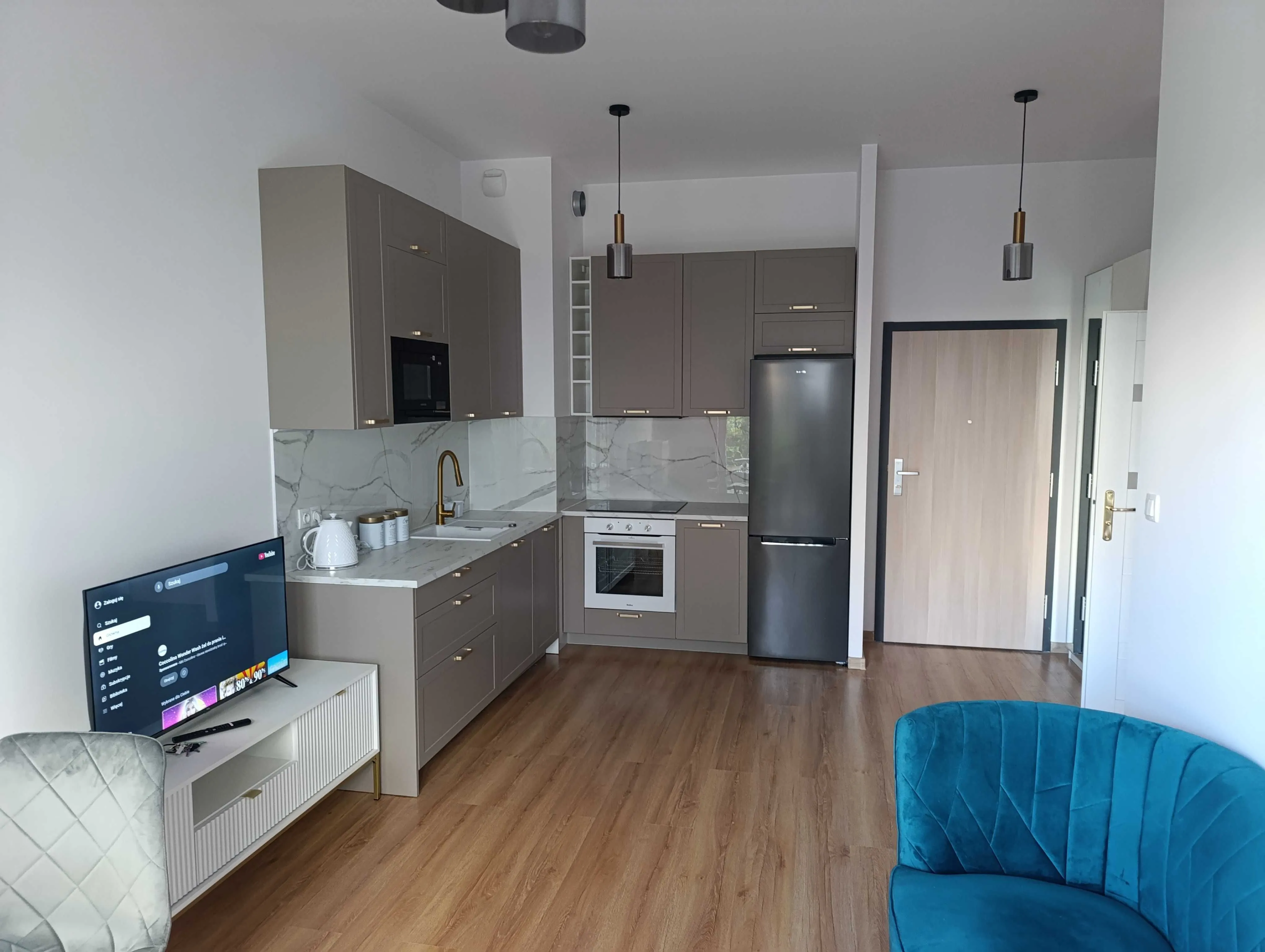 Do wynajęcia nowe mieszkanie 41 m2 z ogródkiem i miejscem w garażu .
