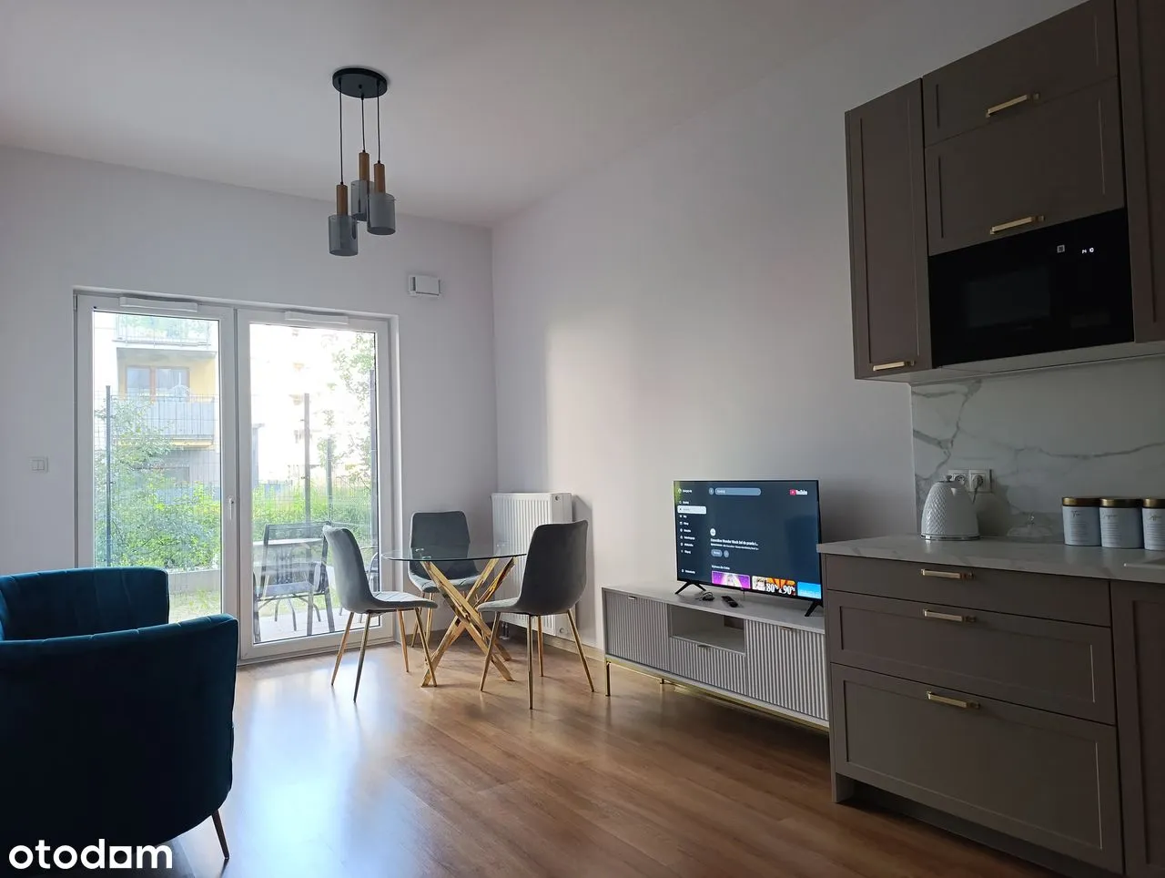 Do wynajęcia nowe mieszkanie 41 m2 z ogródkiem i miejscem w garażu .